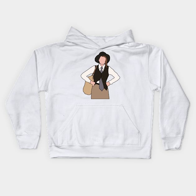 Annie Hall Kids Hoodie by minimalistuff